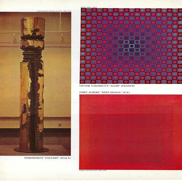 1967 Carnegie Museum Of Art Prizewinners Photos Vintage Magazine Print Ad/Poster - Picture 2 of 2